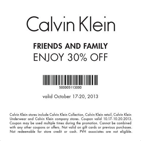 calvin klein free shipping promo code